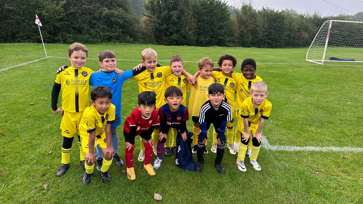The squad together on a damp autumn morning
