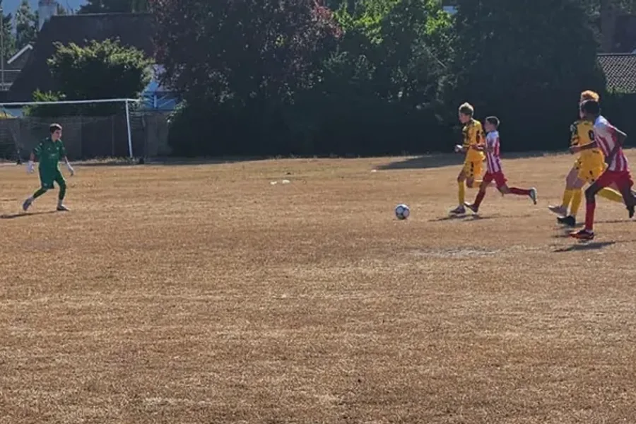Under 15s on the attack